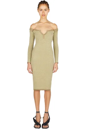Jacquemus Kjole, Dame, Grøn, XS, Bomuld, La Robe Pampero Dress