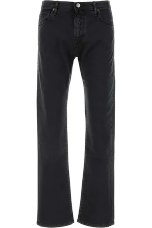 Incotex Jeans, Herre, Sort, W31, Denim, Stretch Denim Jeans