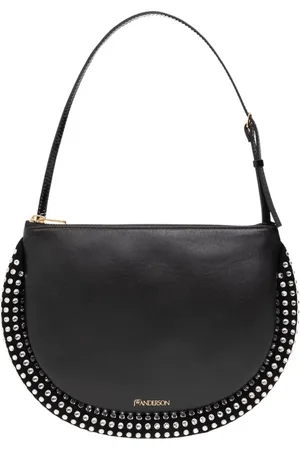J.W.Anderson Taske, Dame, Sort, ONE SIZE, Uld, Crystal Bumper Håndtaske