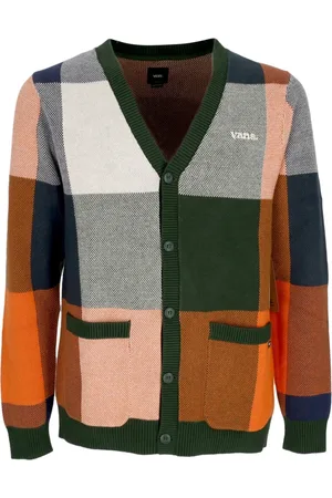 Vans Strik, Herre, Flerfarvet, S, Bomuld, Ternet Cardigan Sweater Mountain View