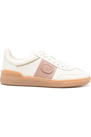 VALENTINO GARAVANI Sko, Dame, , 39 EU, Elfenbensfarvede sneakers med VLogo-signatur