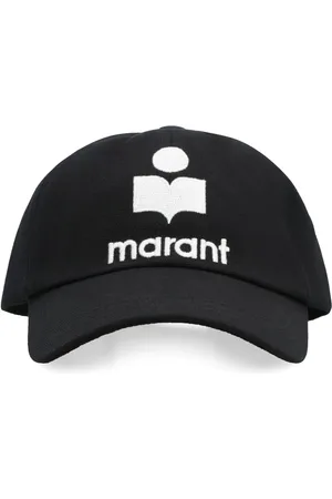 Isabel Marant Tilbehør, Herre, Sort, 57 CM, Bomuld, Tyron Logo Baseball Cap