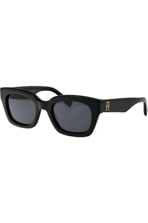 Tommy Hilfiger Tilbehør, Herre, Sort, 50 MM, Uld, Stilfulde solbriller