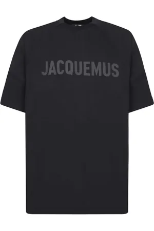 Jacquemus Top, Herre, Sort, S, Bomuld, Sort T-shirt med rent design