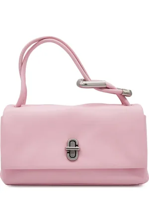 Marc Jacobs Taske, Dame, Lyserød, ONE SIZE, Læder, Rosa Læder Mini Dual Taske