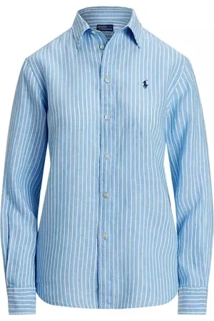 Ralph Lauren Bluser & Skjorter, Dame, Blå, XS, Afslappet Skjorte