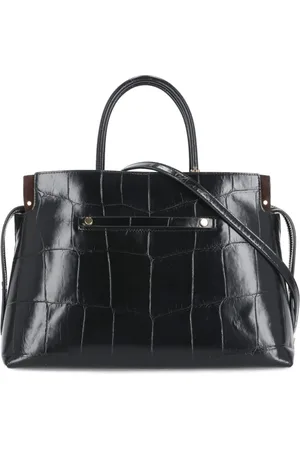 Tory Burch Taske, Dame, Sort, ONE SIZE, Læder, Sort læderhåndtaske med håndtag
