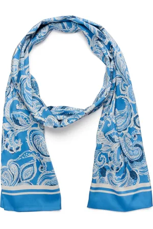 Part Two Tilbehør, Dame, Blå, ONE SIZE, Paisley Print Tørklæde