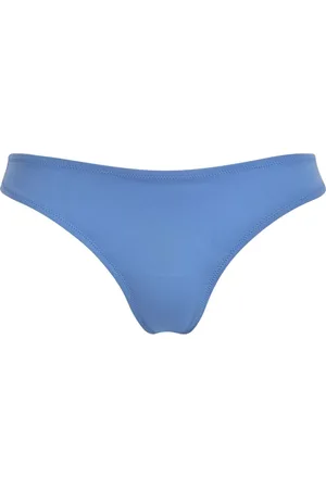 Vilebrequin Badetøj, Dame, Blå, S, Solid Midi Bikiniunderdele til kvinder