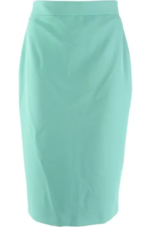 Pinko Nederdel, Dame, Grøn, 2XS, Polyester, Pencil Skirt