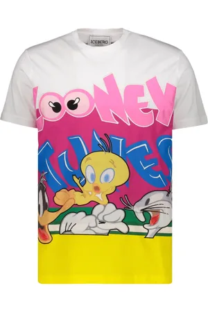 Iceberg Top, Herre, Flerfarvet, 2XL, Bomuld, Broderet bomulds T-shirt