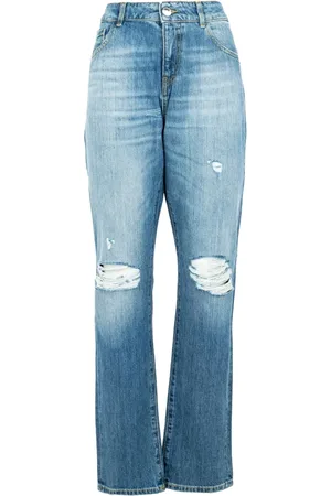 Pinko Jeans, Dame, Blå, W26, Bomuld, Boot-cut Jeans Gaia 1