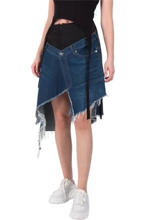 J.W.Anderson Nederdel, Dame, Blå, 2XS, Denim, Denimnederdel