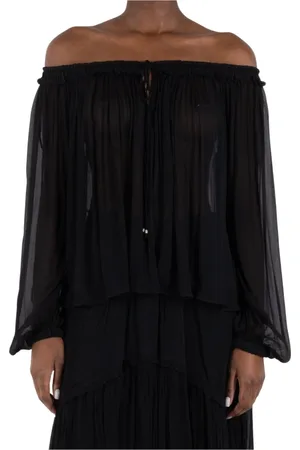Isabel Marant Bluser & Skjorter, Dame, Sort, XS, Sort Viskose Top
