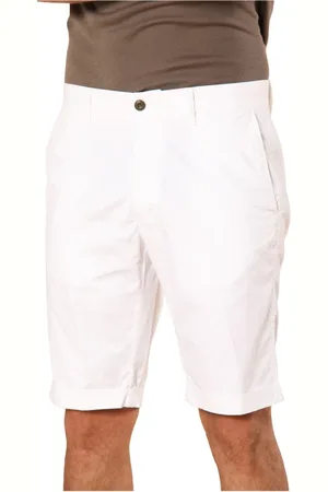 Masons Shorts, Herre, Hvid, M, Bomuld, Elegante Chino Bermuda Shorts i 15 Farver
