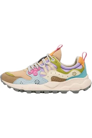Flower Mountain Sko, Dame, Flerfarvet, 39 EU, Uld, Stilfulde Sneakers til Udendørs Eventyr