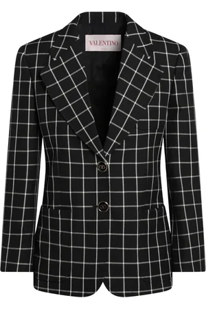 VALENTINO GARAVANI Jakke, Dame, Sort, 2XS, Single-Breasted Jakke