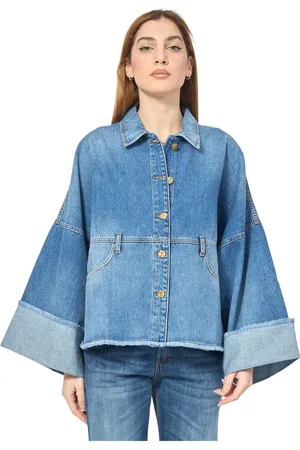 Manila Grace Jakke, Dame, Blå, XS, Denim, Blå Denim Overjakke