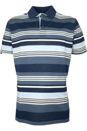 Paul & Shark Top, Herre, Flerfarvet, 2XL, Bomuld, Cotton Polo Shirt Blå Striber
