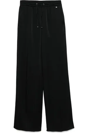 HERNO Bukser, Dame, Sort, 2XS, Uld, Straight Bukser