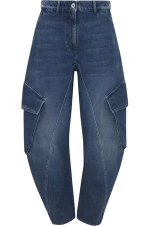 J.W.Anderson Jeans, Dame, Blå, W26, Bomuld, Cargo Jeans Blå Kvinder Bomuld