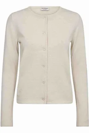 Bruun & Stengade Strik, Dame, , XS, Bomuld, Kashmirblanding Klassisk Cardigan
