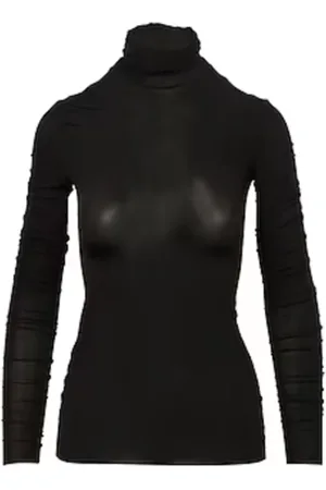 Serafini Top, Dame, Sort, M, Langærmet top