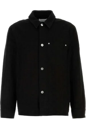 Salvatore Ferragamo Skjorte, Herre, Sort, M, Denim, Sort Denim Skjorte