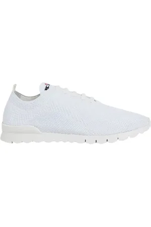 Kiton Sko, Herre, Hvid, 40 EU, Bomuld, Casual Sneakers