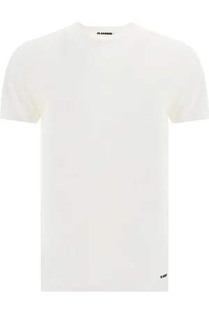 Jil Sander Top, Herre, Hvid, L, Bomuld, Hvid T-shirt