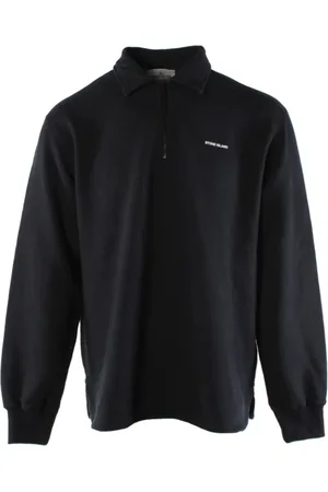 Stone Island Top, Herre, Blå, XL, Bomuld, Bomulds sweater