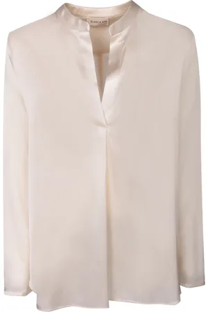 BLANCA Bluser & Skjorter, Dame, , M, Silke Koreansk Krave Tunika Top