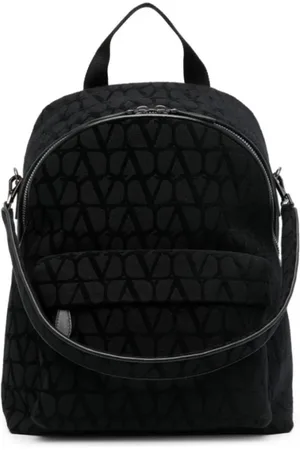 VALENTINO GARAVANI Taske, Herre, Sort, ONE SIZE, Uld, Stilfuld Rygsæk i Sort