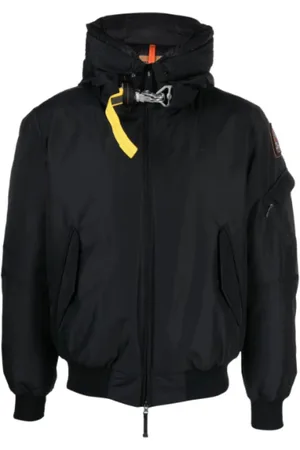 Parajumpers Jakke, Herre, Sort, M, Uld, Logo-Patch Vatteret Jakke