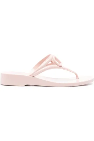 VALENTINO GARAVANI Sko, Dame, Lyserød, 40 EU, Tyl, VLogo Signature Thong Sandal