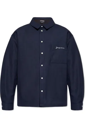 Jacquemus Jakke, Herre, Blå, S, Bomuld, Boulanger Skjortejakke