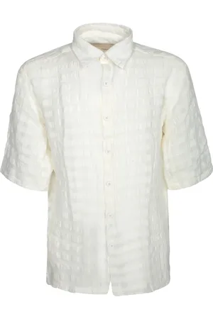 COSTUMEIN Bluser & Skjorter, Herre, Hvid, XL, Hvidt hørskjorte til mænd