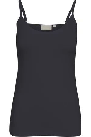 INWEAR Top, Dame, Blå, 3XL, Ærmeløs Finesse Top
