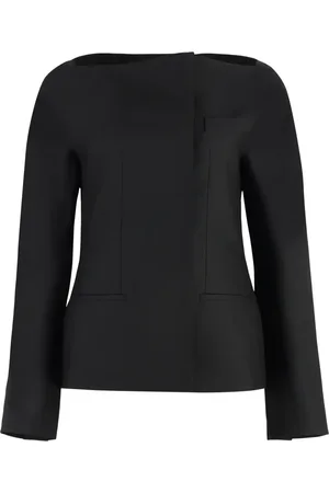 Jacquemus Jakke, Dame, Sort, XL, Uld, Uldblanding Let Jakke