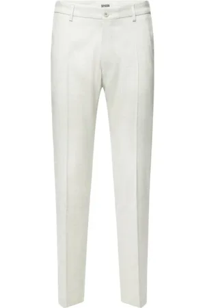 Drykorn Jeans, Herre, Hvid, XL, Uld, Alsindig Stilfulde Bukser til Enhver Lejlighed