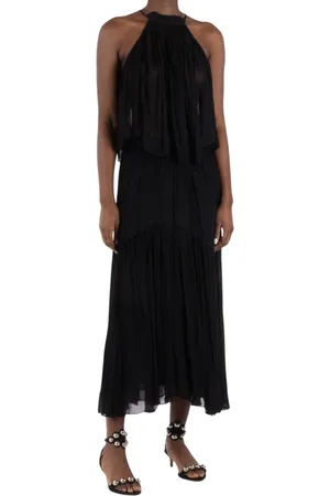 Isabel Marant Kjole, Dame, Sort, XS, Sort Viskose Top
