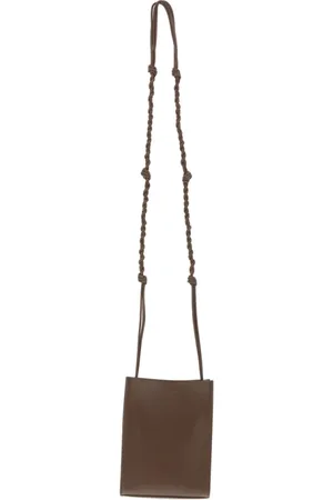 Jil Sander Taske, Herre, Brun, ONE SIZE, Uld, Tangle SM Cross Body Taske