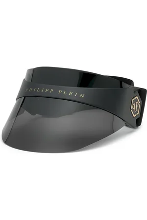 Philipp Plein Tilbehør, unisex, Sort, ONE SIZE, Plein F.i.t. Future IS Today Visiera-K