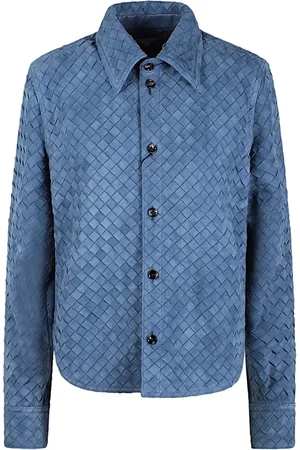 Bottega Veneta Skjorte, Herre, Blå, 2XS, Uld, Stilfuld Skjorte til Mænd og Kvinder