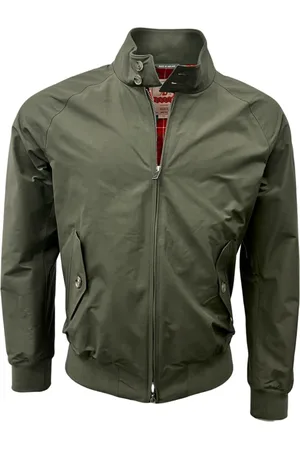 Baracuta Jakke, Herre, Grøn, XL, Klassisk Harrington-jakke i Beech Oliv