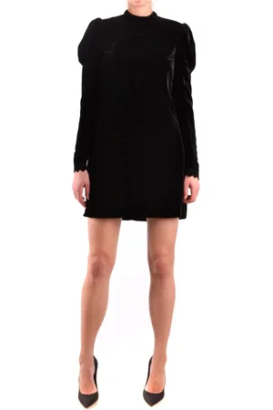 Serafini Kjole, Dame, Sort, XS, Polyester, Kort Sommerkjole