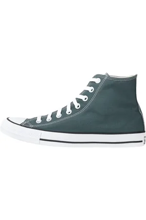 Converse Sko, Herre, Grøn, 44 1/2 EU, Canvas High Top Sneakers Grøn