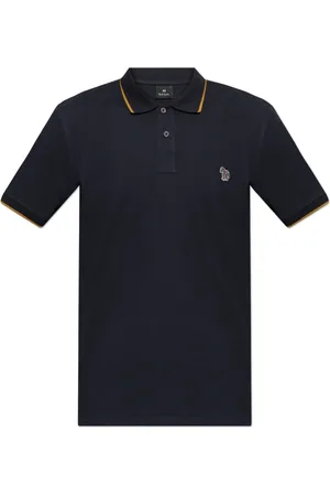 Paul Smith Top, Herre, Blå, S, Bomuld, Polo med patch