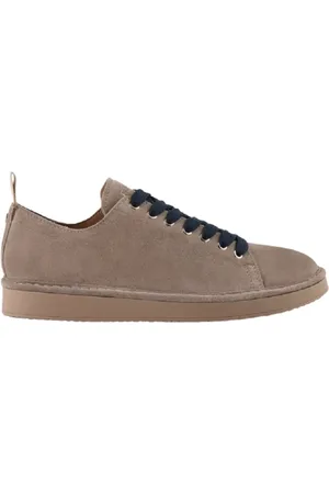 Panchic Sko, Herre, Brun, 44 EU, Suede, Beige Suede Snøresko