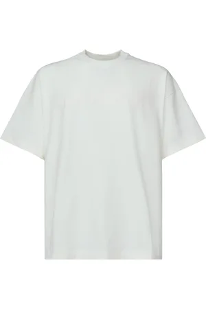 Jil Sander Top, Herre, Hvid, L, Bomuld, Hvid Logo T-shirt til Casual Stil